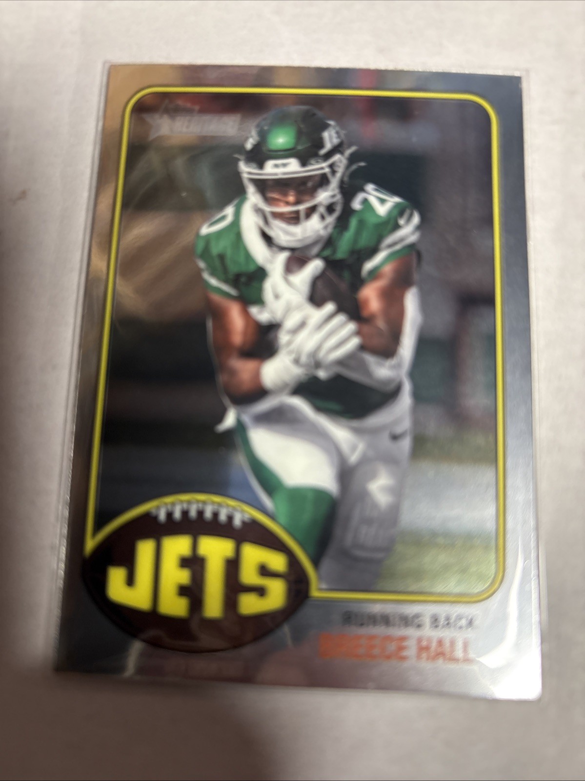 2026 Topps Heritage Silver Border Parallel Breece Hall Jets
