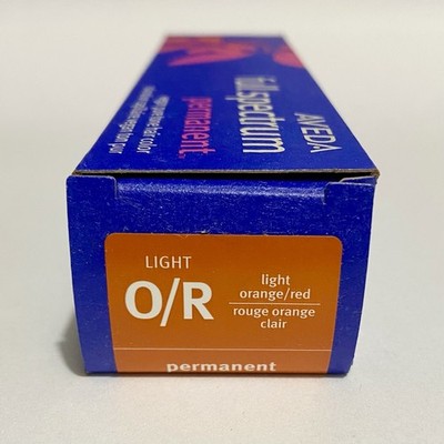 AVEDA Full Spectrum Permanent O/R  Light orange/red  1oz *NEW FAST SHIPPING*