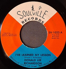 northern soul   DONALD LEE RICHARDSON   I've Learned My Lesson   SOULVILLE 1022