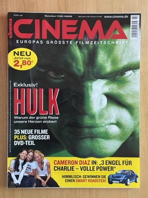 Cinema 7/03 Juli 2003 +8 Filmplakatkarten Filmzeitschrift Kinomagazin Heft