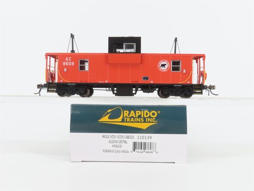 Escala HO Rapido 110139 AC Algoma Central Angus Wide Vision Caboose #9609 | Zustand: Used