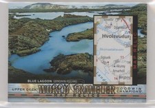 2018 Goodwin Champions World Traveler Map Relics Blue Lagoon Iceland #WT-58 t0h