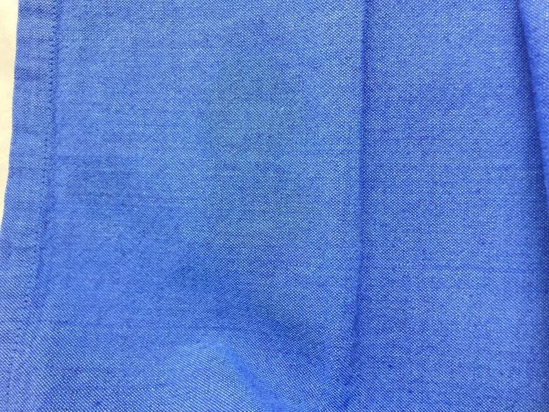 Lot of 2 Crate & Barrel Blue Denim Napkins 18.5" Cotton Kitchen Linens - Image 4 of 4