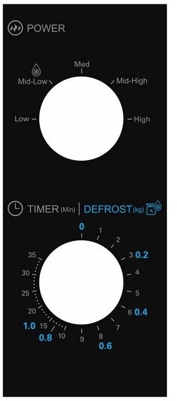 Sharp YC-MS01ES Forno Microonde 20L 800W Funzione Scongelamento Timer Argento - Immagine 4 di 4