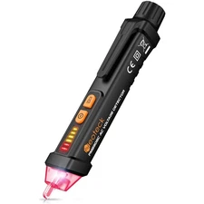Neoteck 12-1000V AC Non-Contact Voltage Tester Detector with Led Flashlight B...