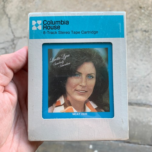 Vintage LORETTA LYNN Somebody Somewhere 8 Track Tape SEALED Columbia House