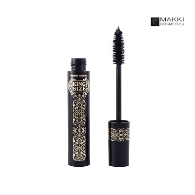 MAKKI KING SIZE Mascara FULL Xtra Volume BIG Dense Brush Defining Carbon Black