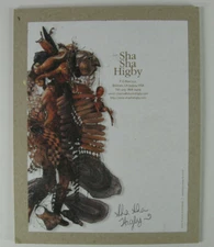 Sha Sha Higby - Die Cut Cardboard - Signed 2003 