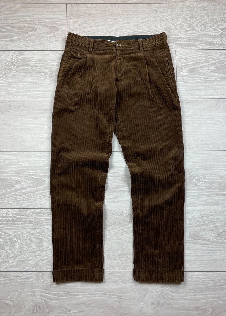 パンツ DOLCE & GABBANA Corduroy pants Brown Dolce&Gabbana Corduroy Brown Pants made in Italy size 46 | eBay