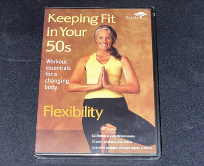 Keeping Fit in Your 50s: Flexibility (Cindy Joseph & Robyn Stuhr) New/Sealed DVD