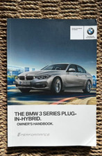 BMW 3 SERIES PLUG IN HYBRID OWNERS MANUAL HANDBOOK 2015-2019