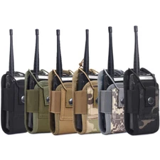 1000D Nylon Molle Radio Walkie Talkie Bag Waist Bag Interphone Holster Carry Bag