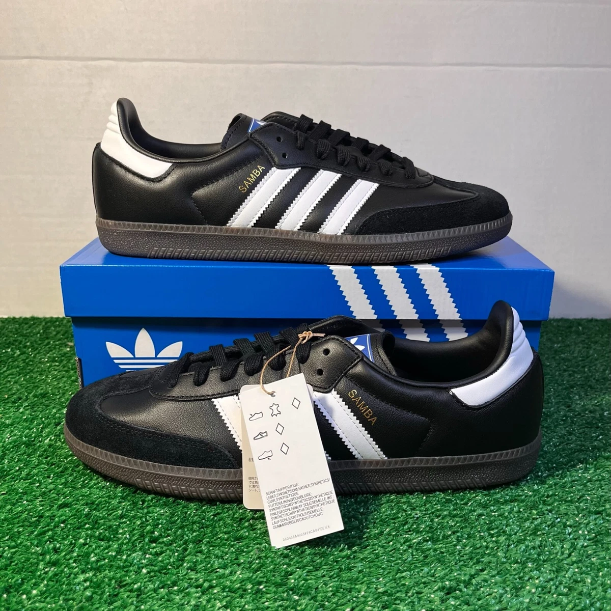 Size 4.5-12 Adidas Samba OG Core Black White - B75807 IN HAND FAST SHIP