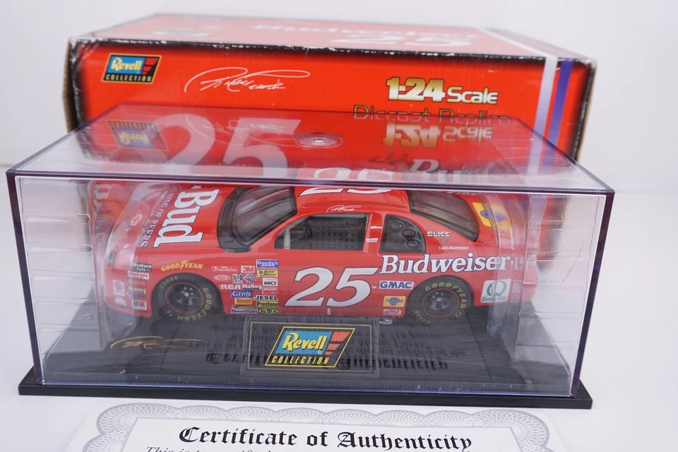 Réplica diecast Revell 1997 Budweiser Ricky Craven 1:24 Chevy ~ 1 de 4.716 con certificado de autenticidad Foto 2 de 4