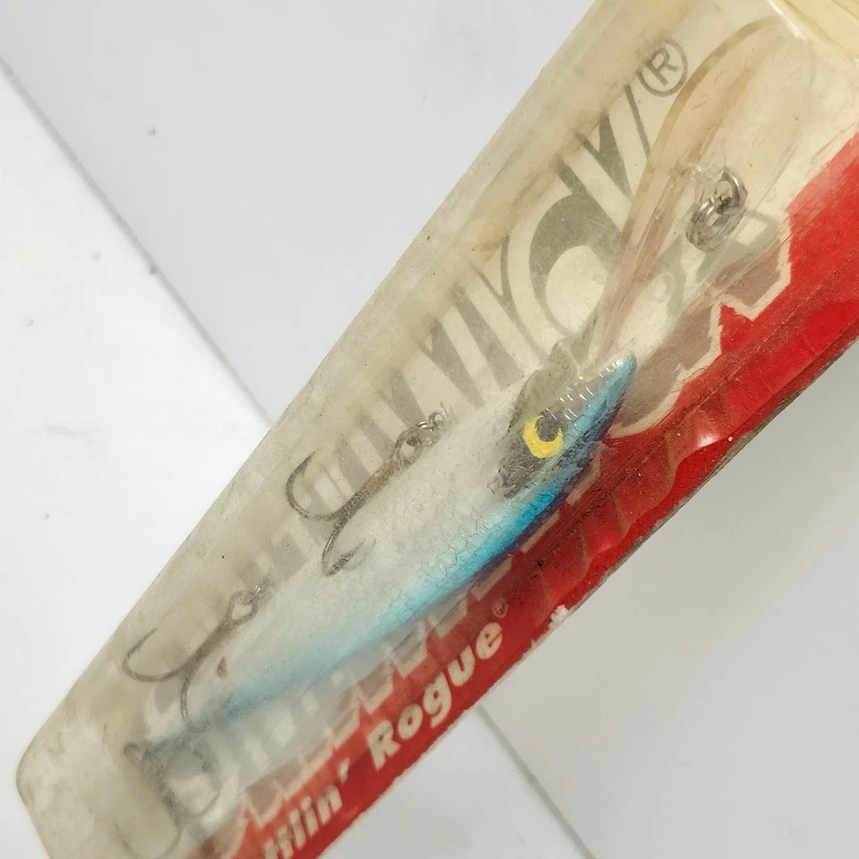 Señuelo de pesca Smithwick Rattlin Rogue cromo azul trasero ASSRB1232 Foto 2 de 4