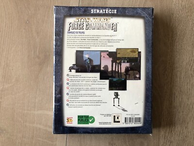 Jeu Star Wars Force Commander - Version PC Big Box Française, édition Physique Complète, Bon état