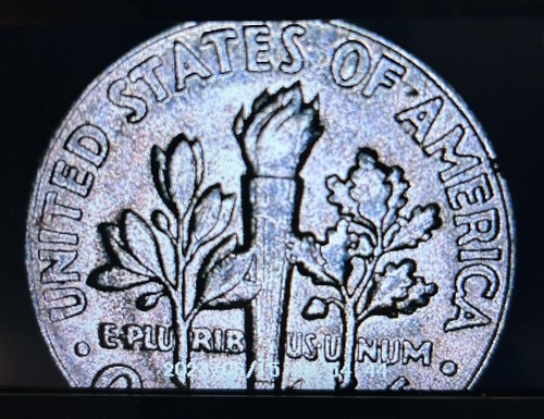 1972 D Roosevelt Dime Coin error - Picture 6 of 7