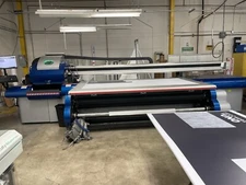 Gandy Digital Gladiator HS 2 4x8 Flatbed Printer With Roll To Roll Option
