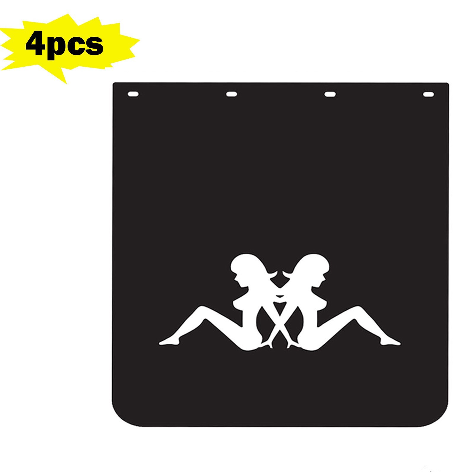 24x24 Heavy-Duty Semi Truck Mud Flaps 2 Pairs