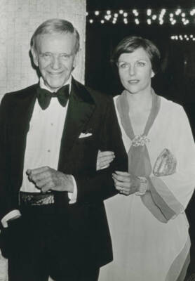 Fred Astaire & daughter Ava Astaire ating 'Gala Honoring Fred - 1978 Old Photo 1