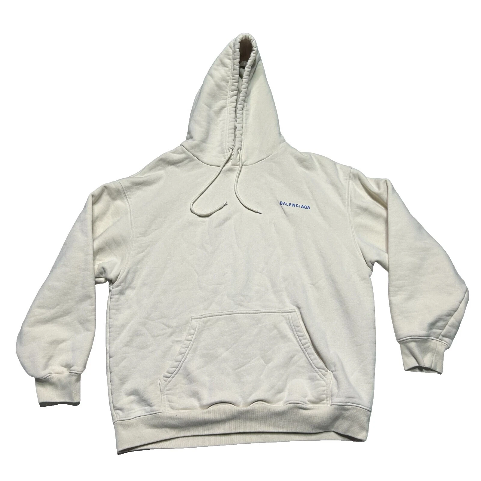 Хлопковые однотонные толстовки и толстовки Balenciaga для мужчин