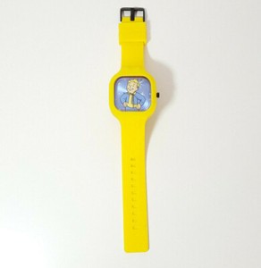 14 Fallout Modify Vault Boy Watch With Yellow Silicone Wristband Ebay