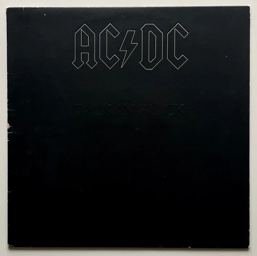 Vtg 1980 ACDC Album BACK IN BLACK Record 1ST PRESSING Lp OG VINYL is NEAR MINT!!
