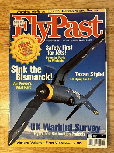 Fly Past Magazine ~ May 2001 ~ Bickers Variant / Includes UK Airfields Poster! - Picture 2 of 7