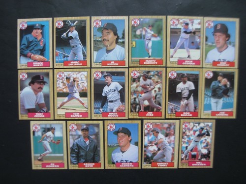 RED SOX TEAM SETS Your Pick 1986 to 2022 Topps Fleer Donruss Score OPC UD Cards - 第 4/41 張圖片