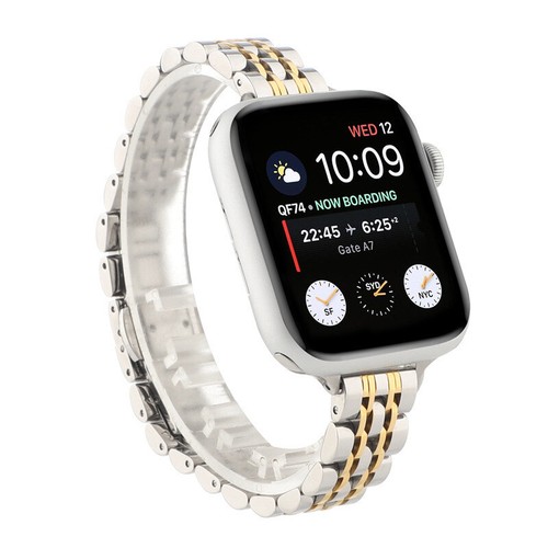 Slim Women Metal Stainless Steel Strap Wristband Apple iWatch S10 9-1 Ultra 2/1 - Picture 21 of 23