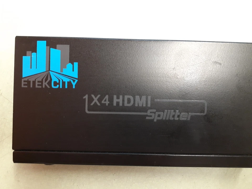 ETEKCITY 1X4 HDMI Splitter - Black - Image 4 of 4