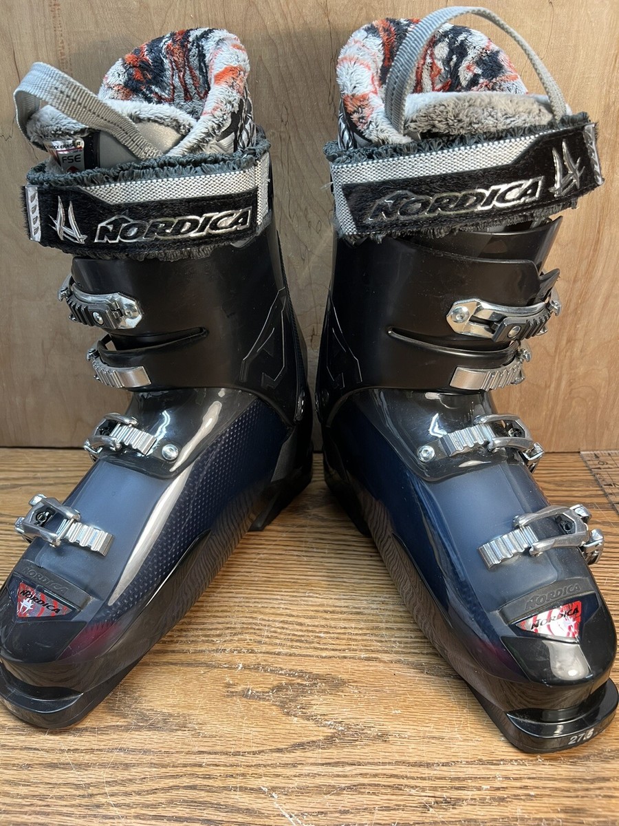 Nordica Hot Rod 85 Ski Boots US Men Sz 9.5 Mondo 27.5 Blue