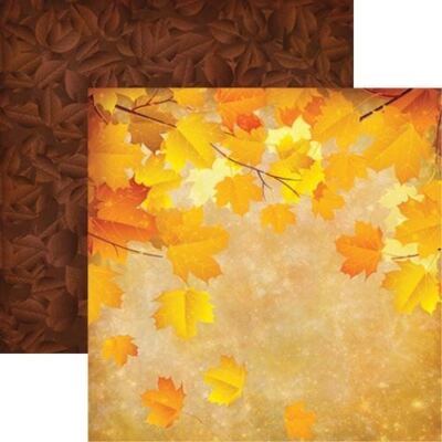 Harvest - Harvest Time - Scrapbook Paper by Reminisce - 5 Sheets | eBay