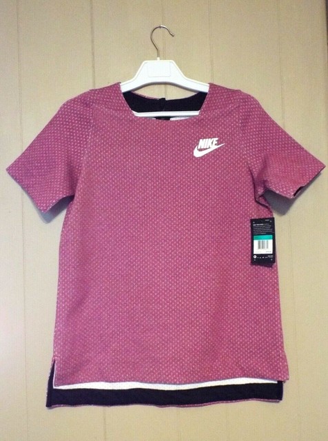 Nike Girls XL Shirt Sportswear Tech Fleece, Magenta pink purple 830721 665 New | eBay