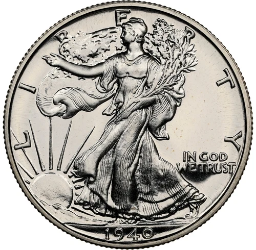 USA - 1940 Walking 50c - NGC PF67 - INCREDIBLE BLAST WHITE SUPER GEM! LOOKS PR68