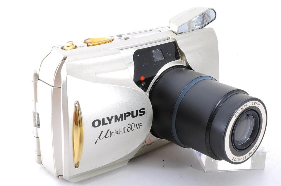[Near MINT] Olympus μ mju II 80 VF panorama Point & Shoot 35mm Film JAPAN #5160 - Image 2 of 4