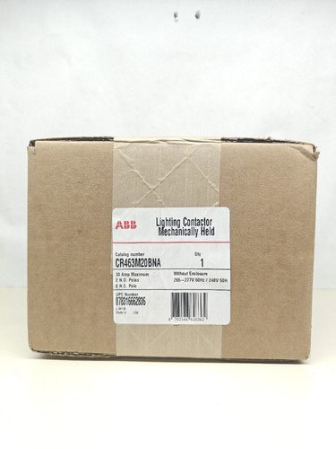 NEU ABB / GE 2-poliges Beleuchtungsschütz CR463M20BNA mechanisch gehalten 30 Amp - Bild 1 von 5
