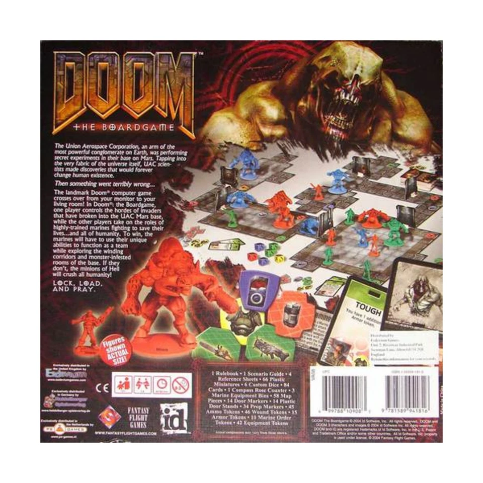 FFG Doom Doom - El juego de mesa (1ª) caja en muy buen estado/excelente Foto 2 de 2