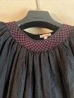 Brand New Moon et Miel Parisian Brand Girls Dress Black Pink Sparkles Cotton S12 — photo 2