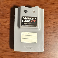 Performance Memory Card 2X P-112W for Sony PlayStation 1 Console - Tested