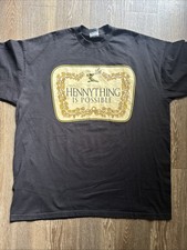 Hennessy Cognac Hennything Is Possible Liquor Promo TShirt 3xl Funny Graphic y2K