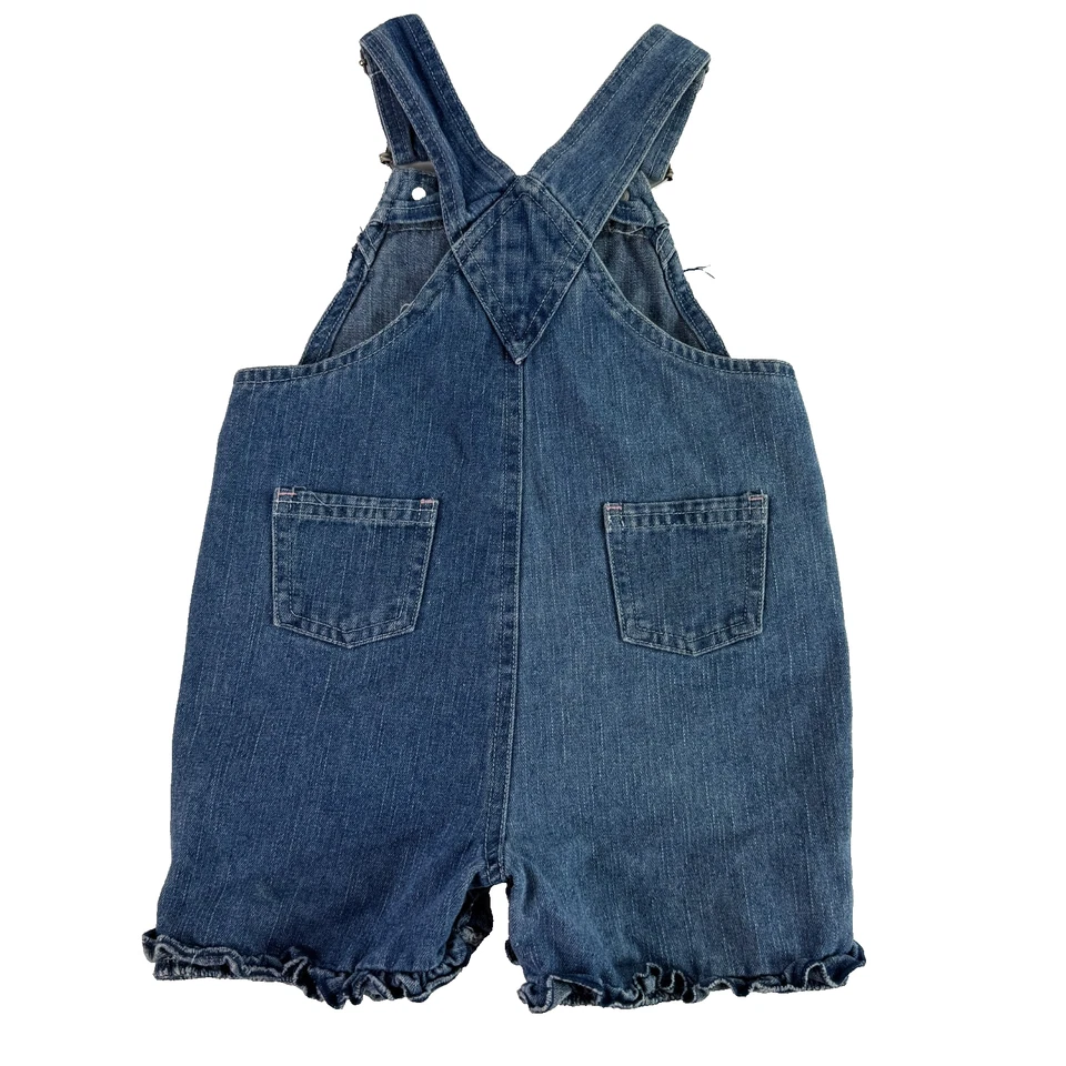 Mono vaquero vintage años 90 Y2K Plaza Sésamo Elmo bebé bordado 24 meses Foto 2 de 4