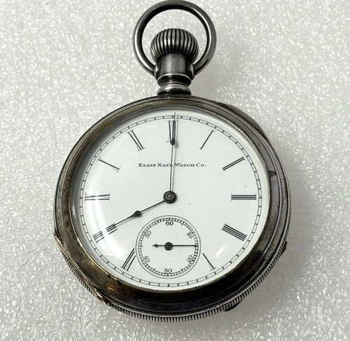 Antique Elgin Pocket Watch Model 5 16s 7J Silveroid Running SN 2764625