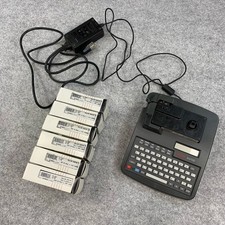 KROY K4100 Label Printer With 7 Cartridges ( 2 unopened), Power Supply TESTED