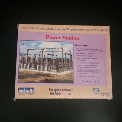 IHC 1:87/HO/H0 kit #2018 Electrical Power  Station Sealed