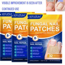 32 Pcs Fungal Nail Patches - Extra Strength Toenail Fungus Treatment Overnight