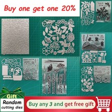 Spring New Flower Cutting Dies Stamps Scrapbooking Embossing Paper Card Stencils