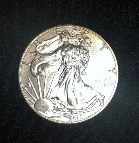 Walking Liberty 2016 Silver Dollar 1 Ounce Fine Silver 0.999  2014