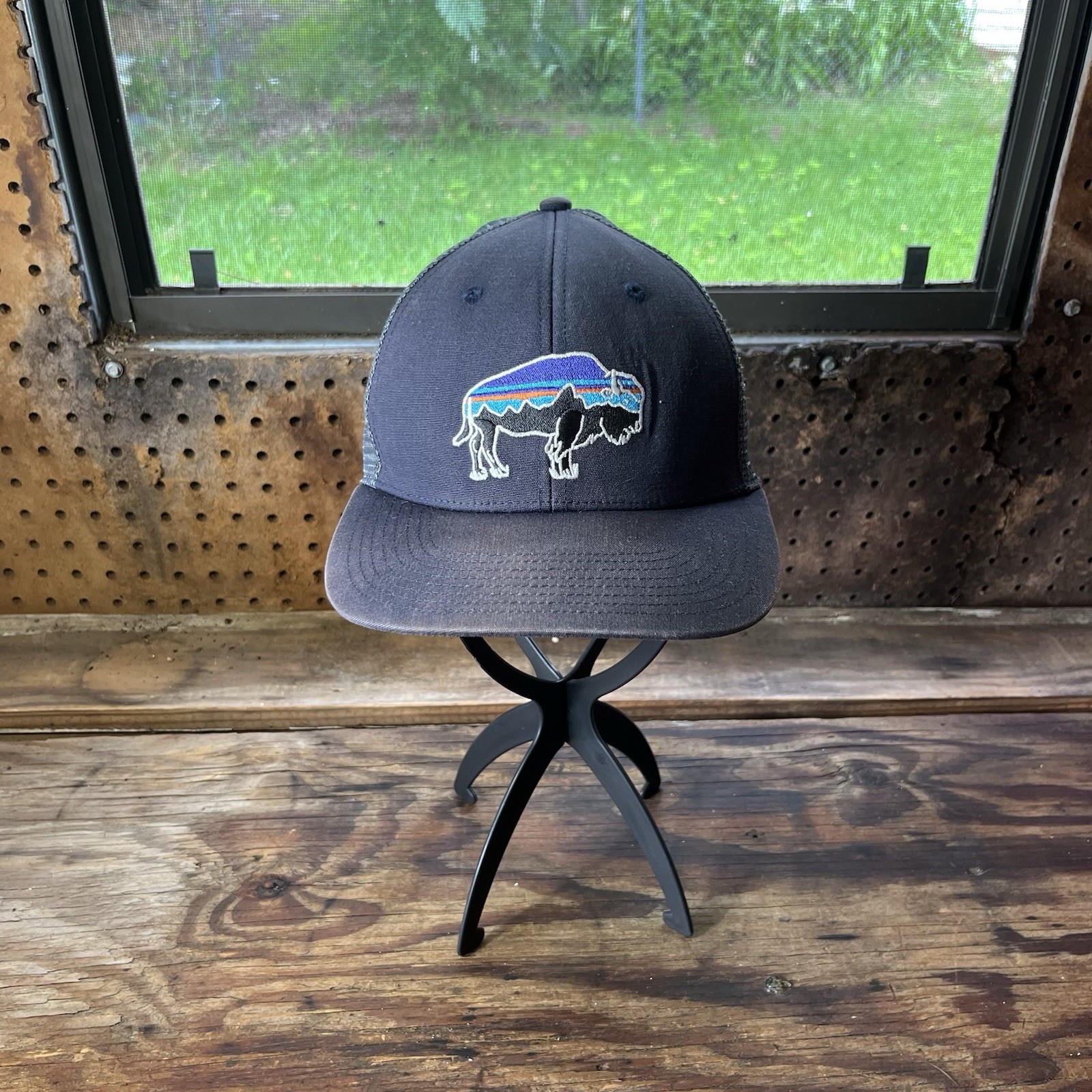 Navy Blue Mesh Back One Size Adjustable