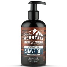 Men's Shave Gel - Clear Shaving Gel So You Can See Where You Are Shaving   Fo...